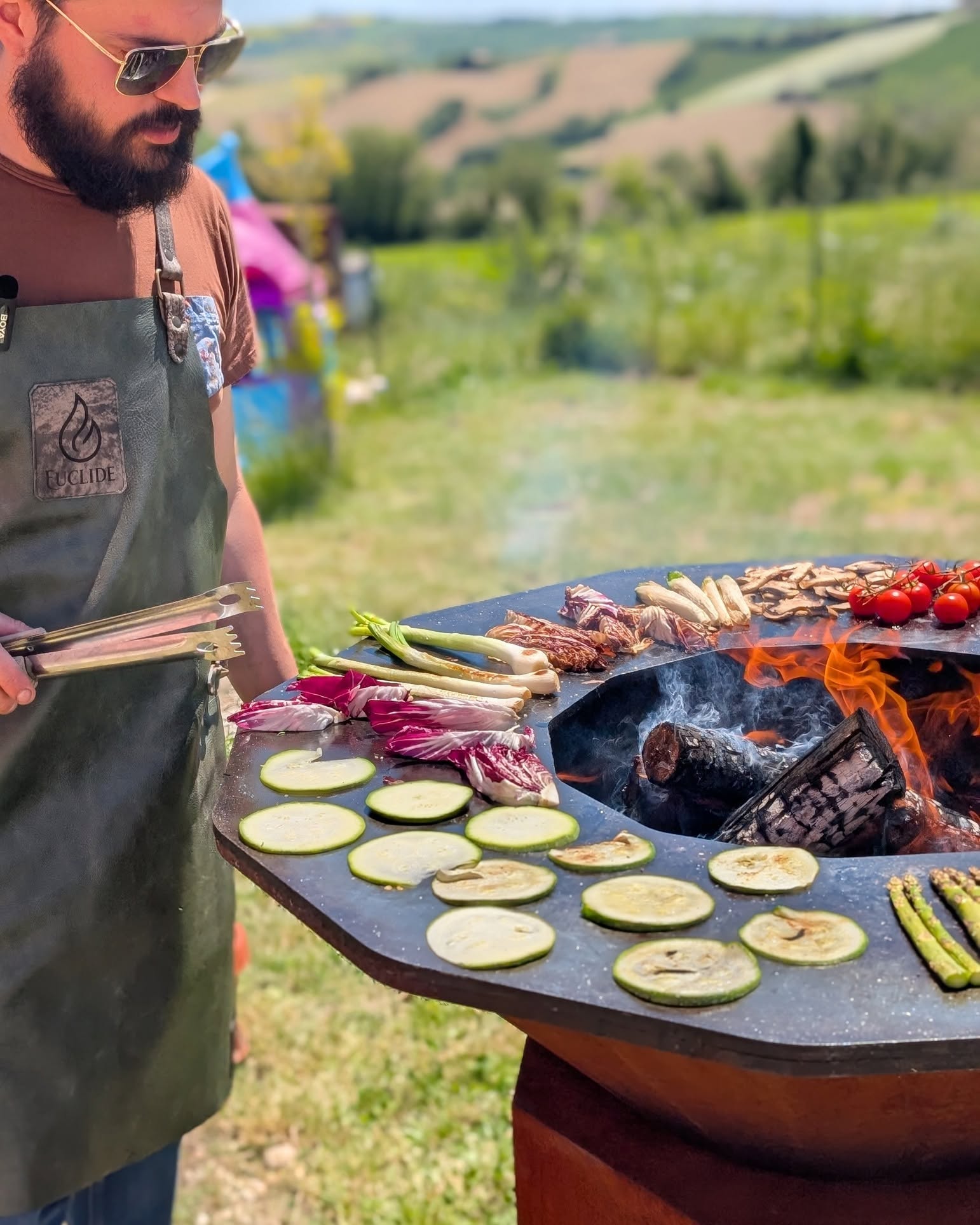 EUCLIDE 1000 – Braciere BBQ professionale Made in Italy - immagine 3